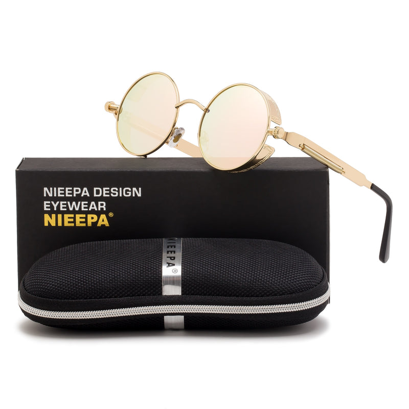 NIEEPA Square Polarized Sunglasses Aluminum Magnesium Temple Retro Dri –  NIEEPA Sunglasses Store